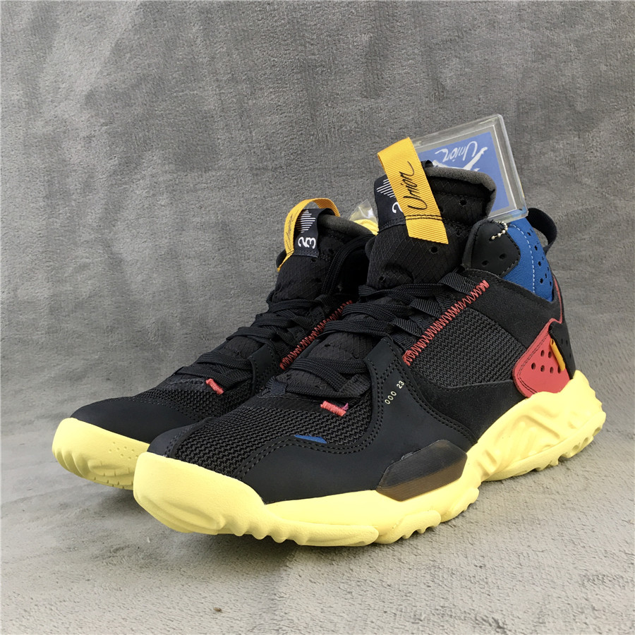 2020 Jordan Delta Mid Black Yellow Red - Click Image to Close